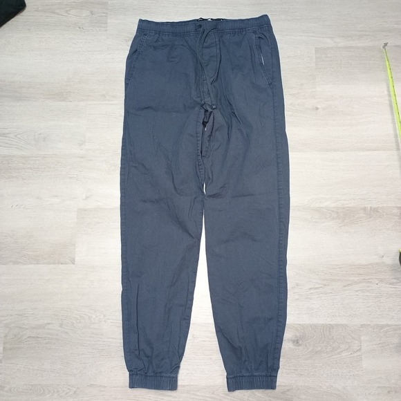 Hollister Other - Hollister Mens Blue Chino Relaxed Jogger Small Draw String